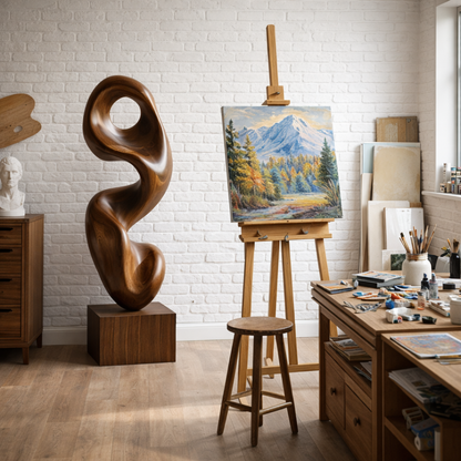 Organic Flow Sculpture for Contemporary Interior Statement